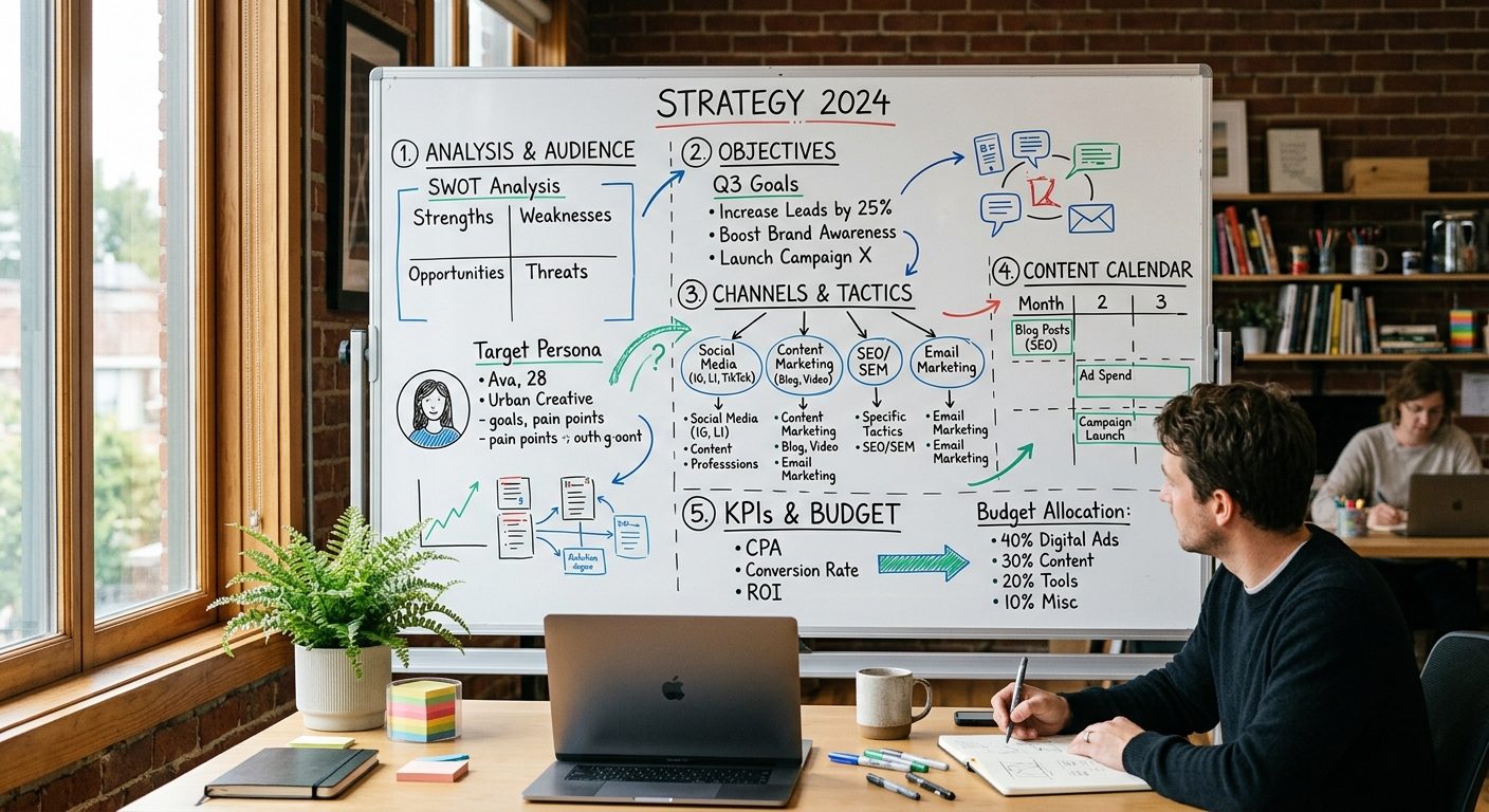 Mediestrategi for små virksomheder: sådan bygger du en effektiv plan